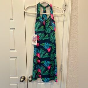 KYODAN Outdoor NWT Woman’s Tropical Print Racer Back Dress Size: XS